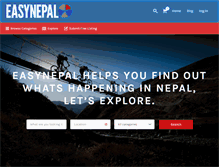 Tablet Screenshot of easynepal.com
